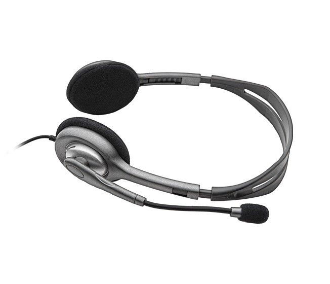 outlet słuchawki nauszne logitech h111 długość przewodu 1.8 m stereo