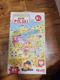 Puzzle Mapa Polski, czu czu