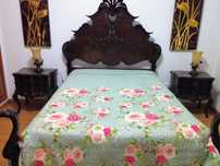 Cama de casal vintage estilo D. José