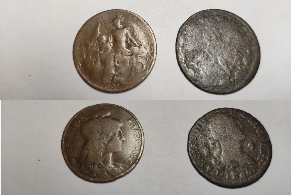 Lote de Moedas antigas Portuguesas e Estrangeiras