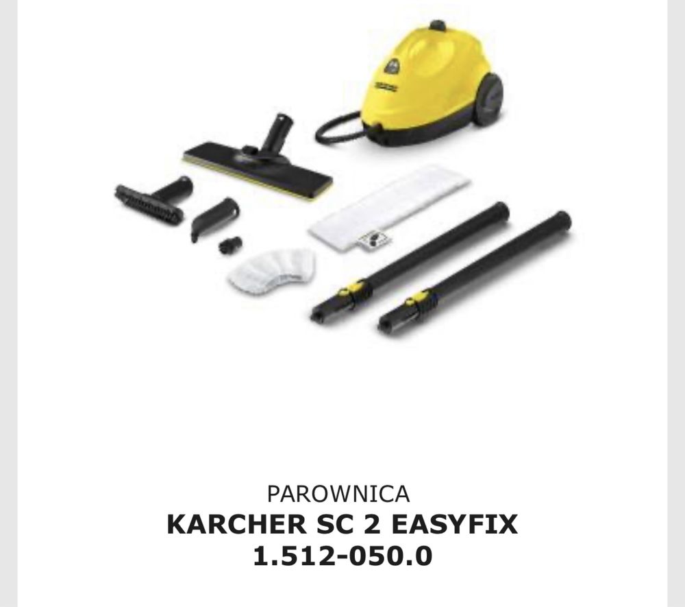 Karcher easyfix sc2 myjka parowa parownica mop