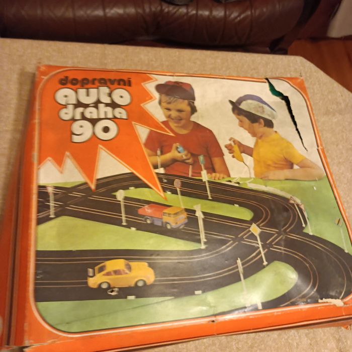 Czechosłowacka gra auto Drom. Z lat 90. PRL. Polecam