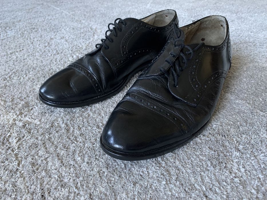 Buty skorzane Gino Rossi 44 czarne