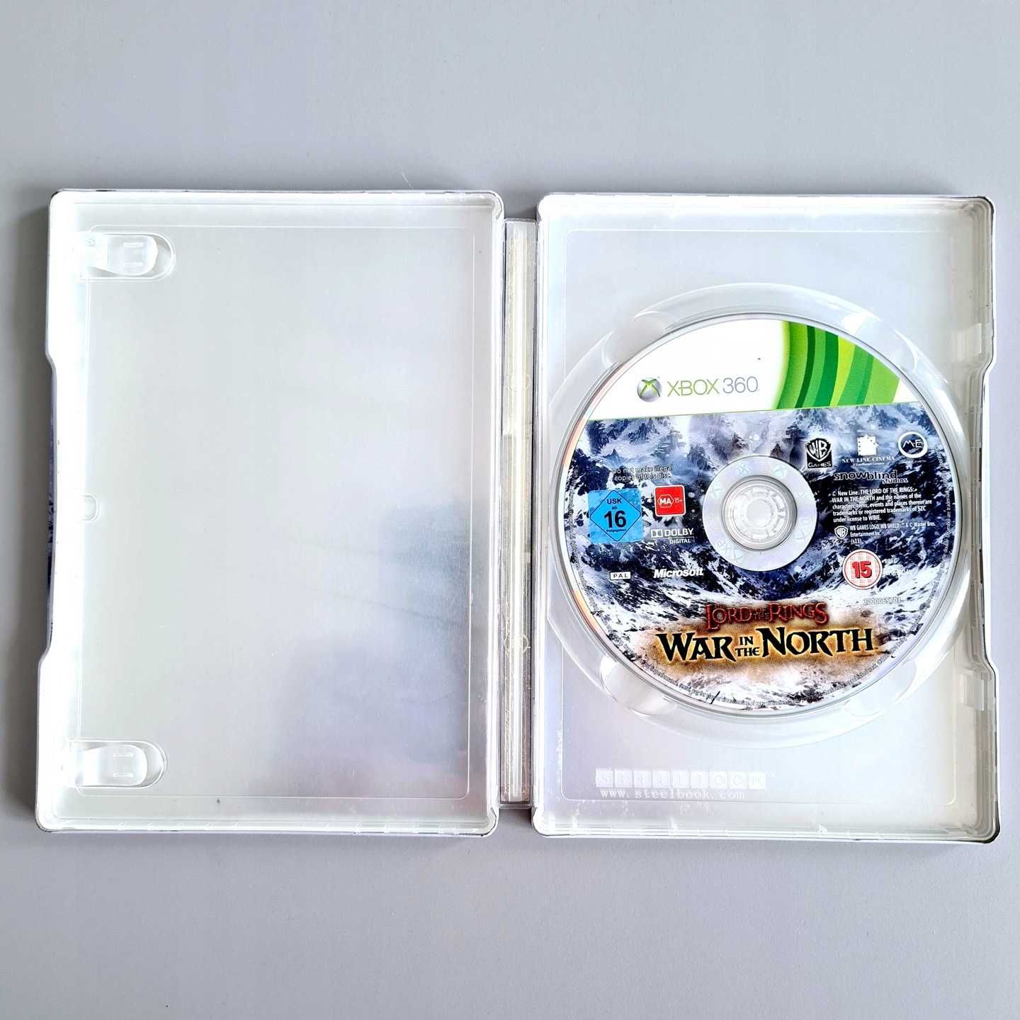 Lord Of Rings War in North PL Xbox 360 STEELBOOK Wojna na Północy