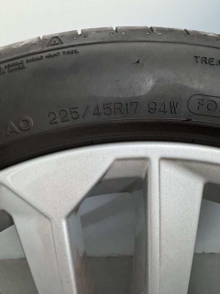 Koła Audi A3, felgi i opony Fulda 225/45/17 NOWE!!!