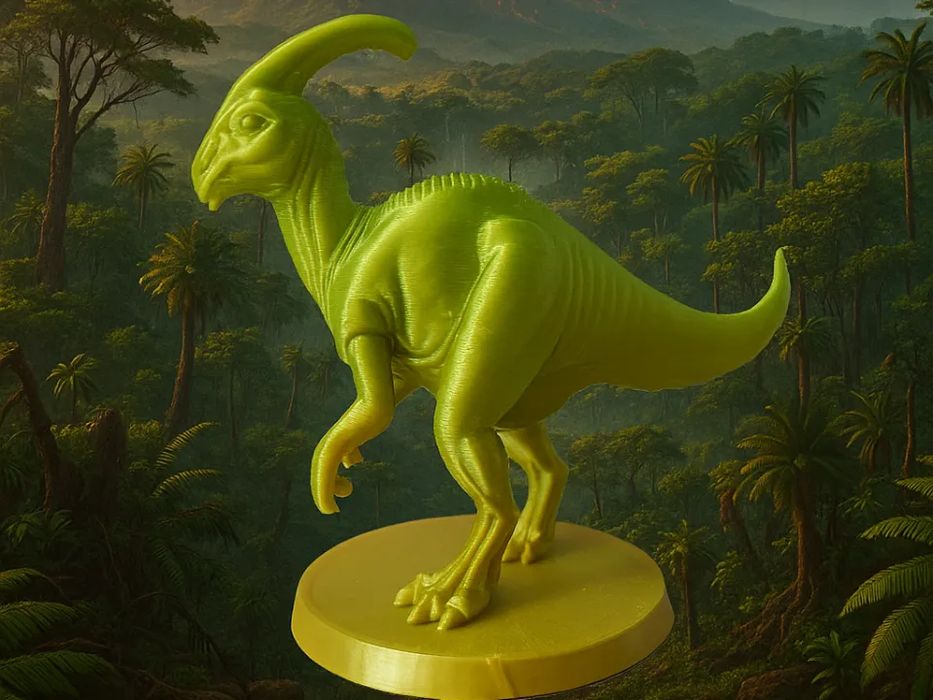 Dinossauro Parasaurolophus em Miniatura
