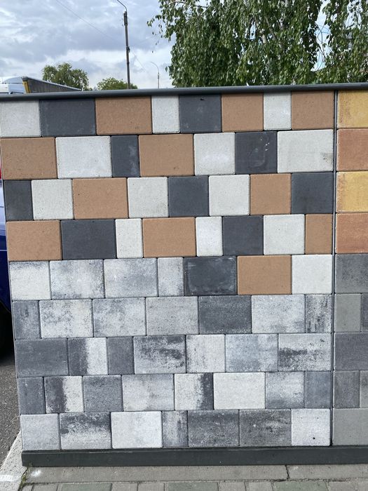 Тротуарна плитка Бруківка Тротуарная плитка Брусчатка