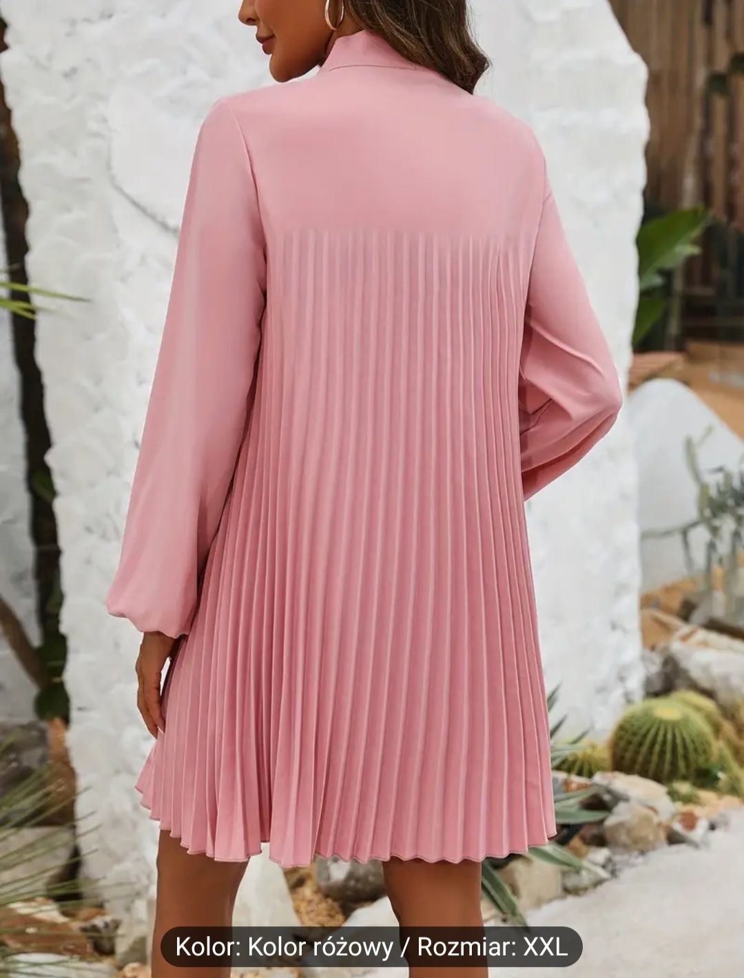 Plus Size plisowana sukienka 2xl nowa