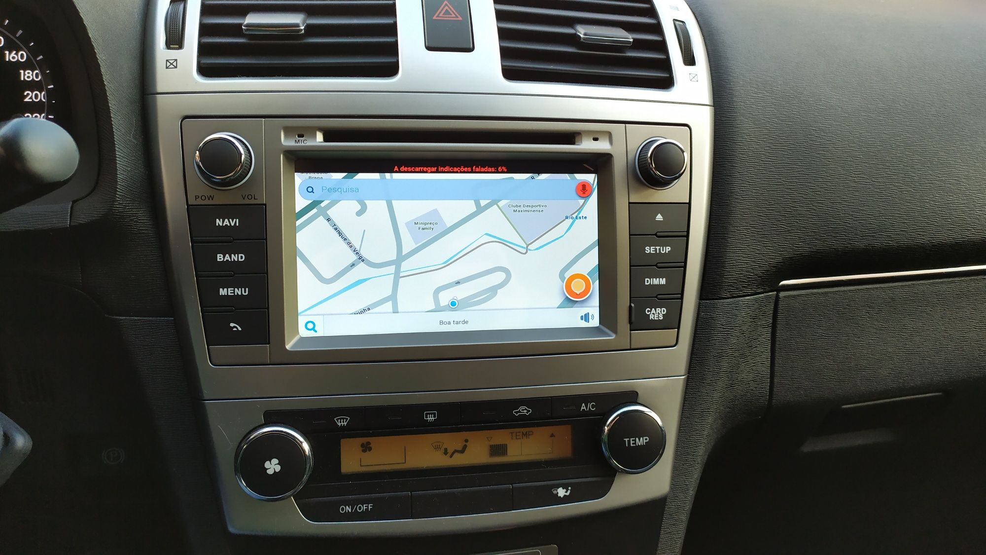 Auto rádio Avensis GPS DVD bluetooth USB DVD Android