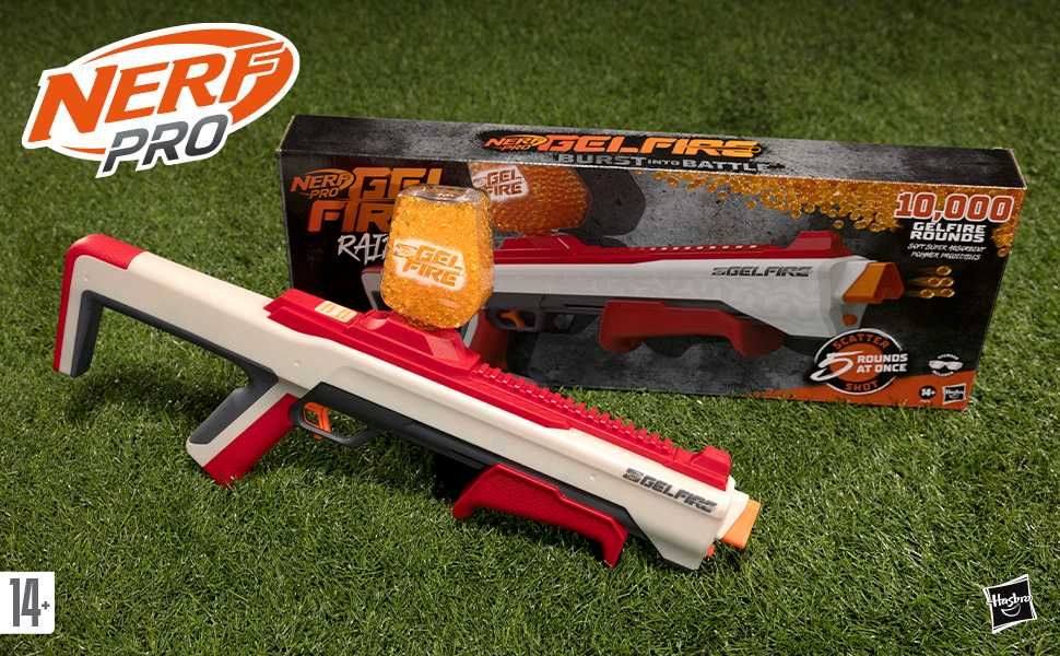 Бластер NERF Pro Gelfire Raid Blaster Дробовик Нерф Про Гельфайр Рэйд