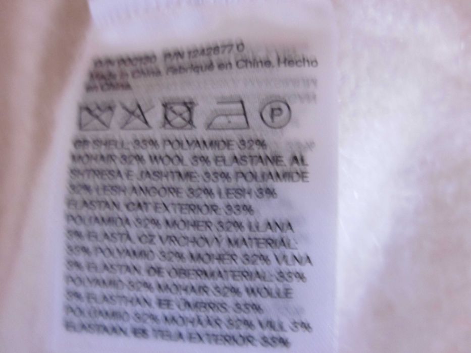 Премиум-выбор H&M XS-S Белое облачко.Мохер, шерсть Очень теплый