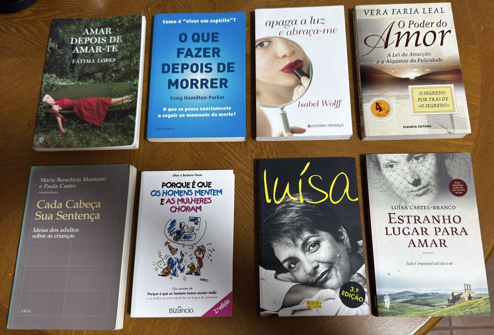 Livros varios titulos e autores