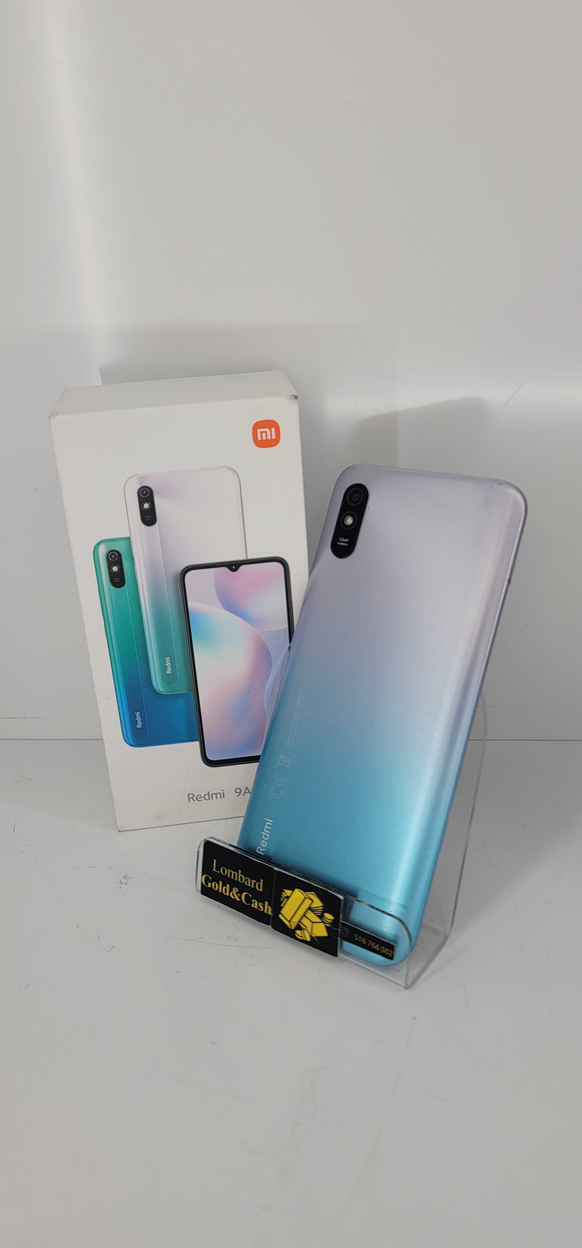 Redmi 9A 2GB/32GB Glacial Blue Ładowarka Kabel Micro Usb Pudełko