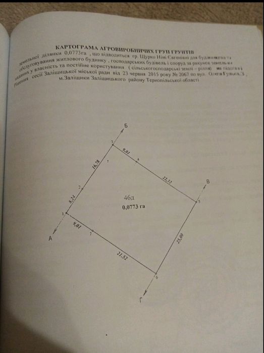 Продам земельну ділянку