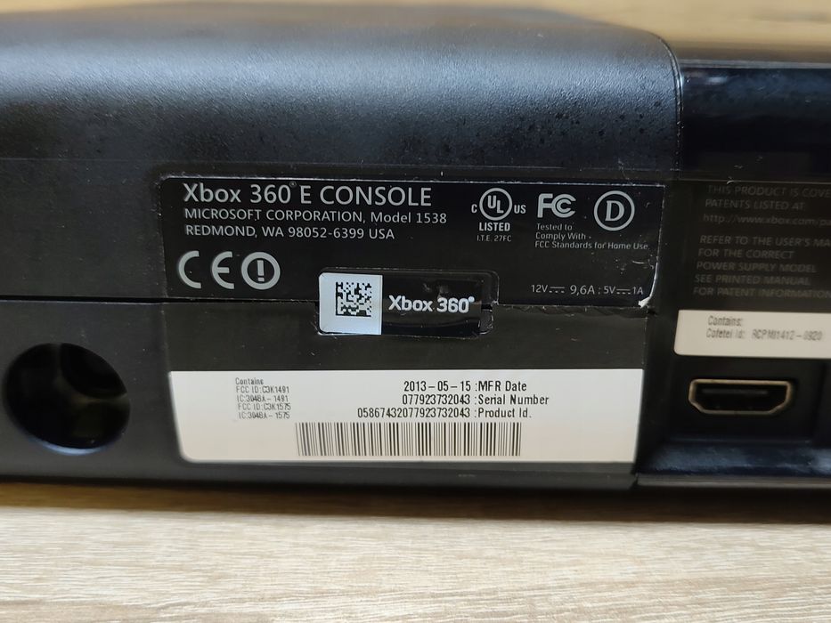 Konsola xbox 360 e 500gb czarny