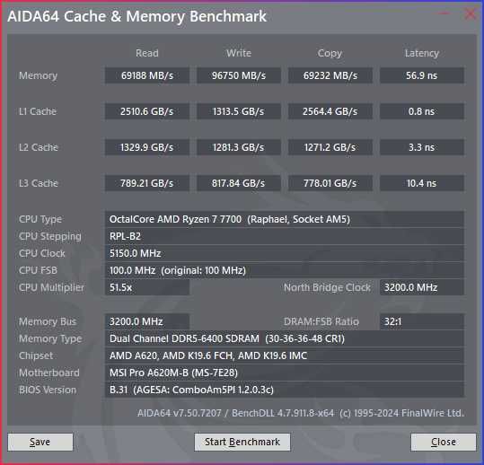 Материнська плата MSI PRO A620M-B (sAM5, AMD A620, PCI-Ex16)