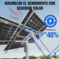 Estrutura Seguidor Solar de Eixo Duplo Completa