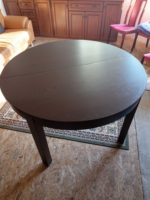 Stół okrągły rozkładany śr. 115 cm