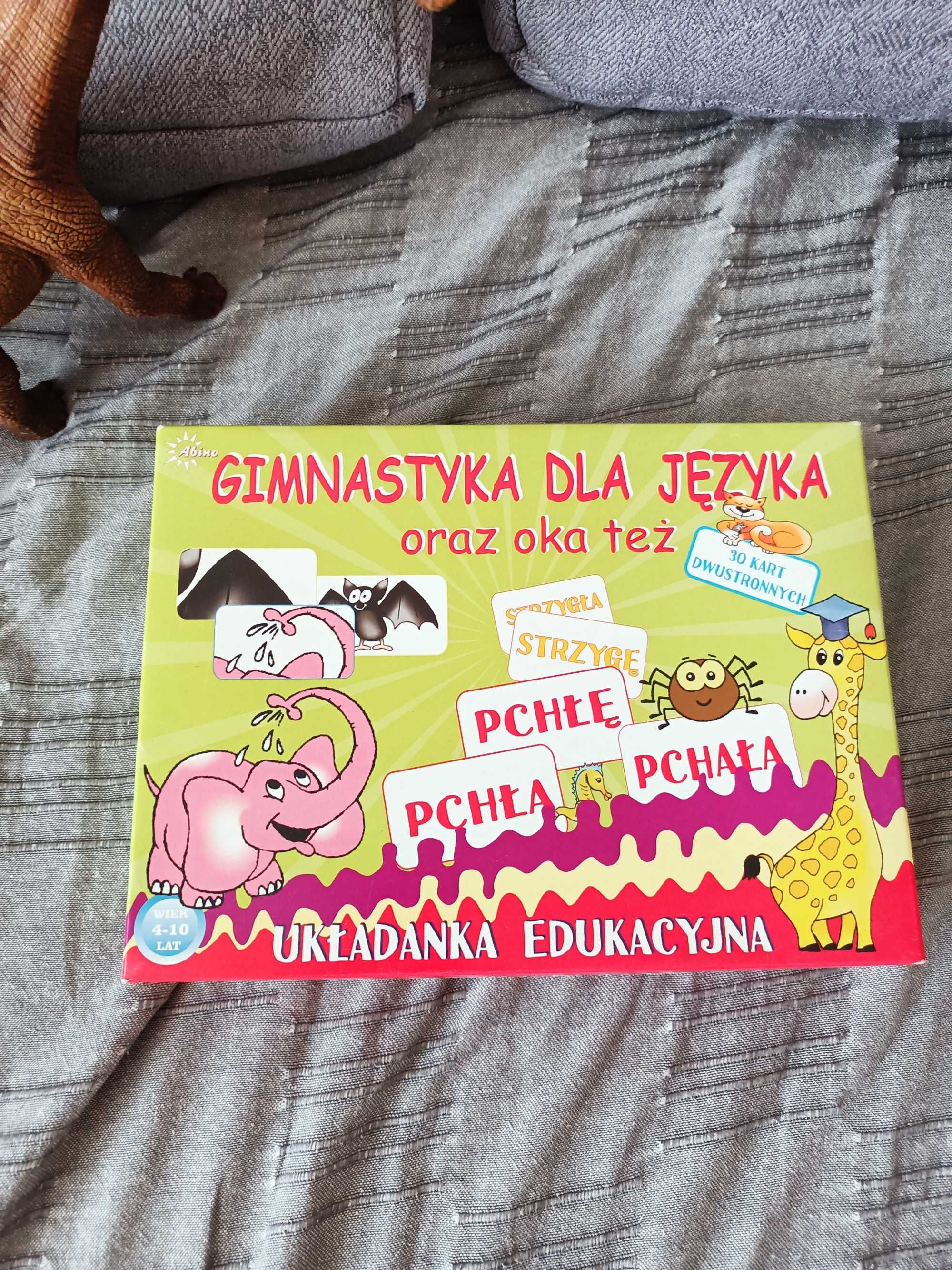 Gimnastyka dla języka układanka edukacyjna