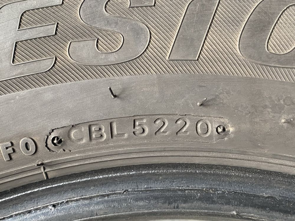 Літня резина шини 6шт 215/75R16C Bridgestone