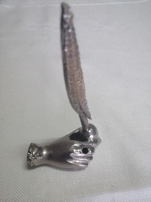 Porta canetas em bronze