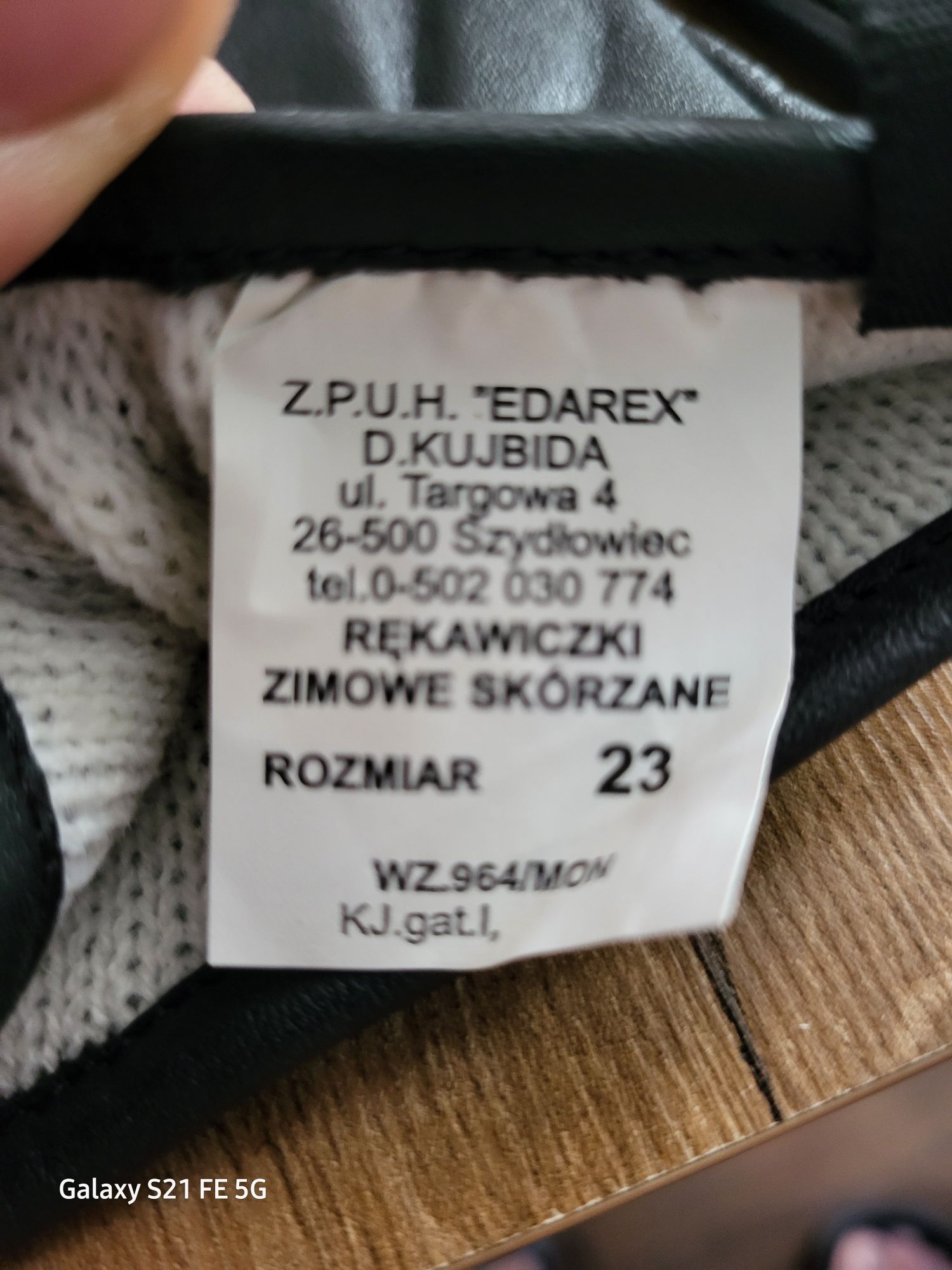 Rękawiczki zimowe skurzane 23