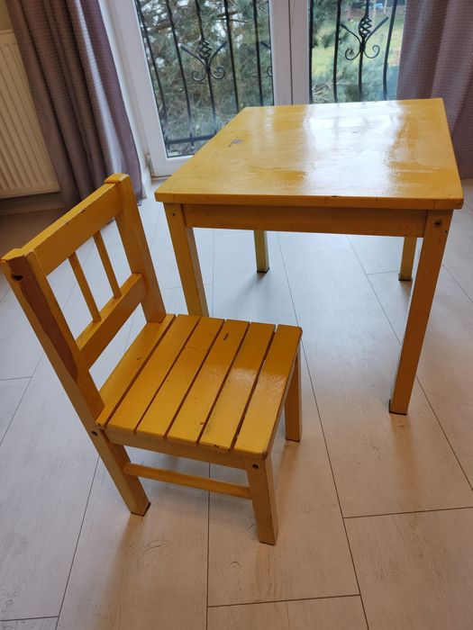 Stolik i krzesełko dziecięce