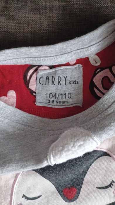 Piżamka dla dziewczynki 104 carry, zimowa, świąteczna