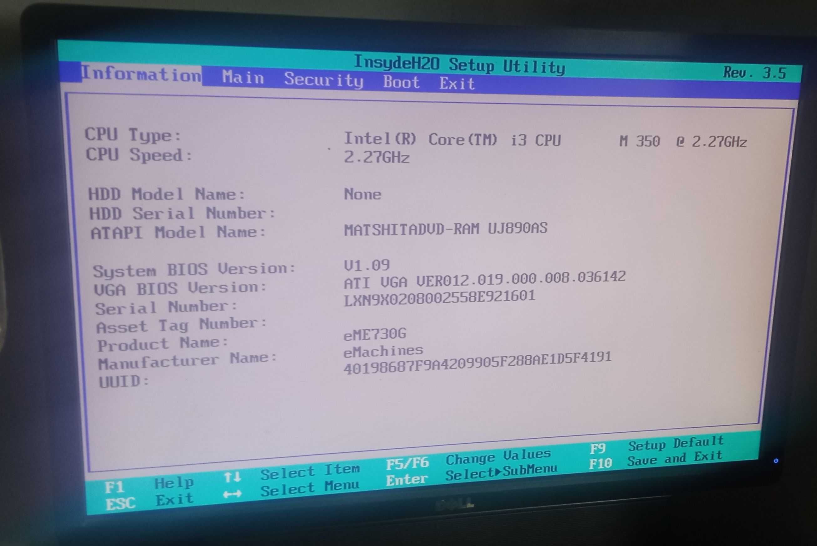 (15) laptop emachines NEW80: z procesorem Intel Core i3