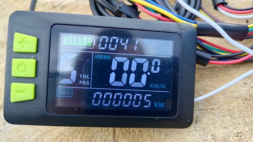 Sterownik, Kolorowy wyświetlacz, manetka 24V36V48V60V 250W-1550W Nowe