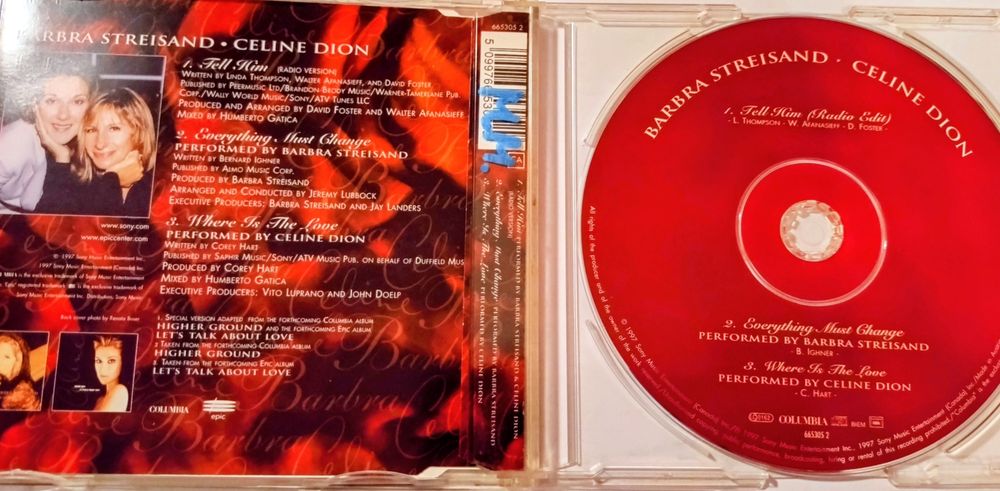 Celine Dion. Trzy CD single