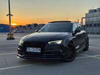 Audi S3 Limousine Panther Black Japan Racing Carbon
