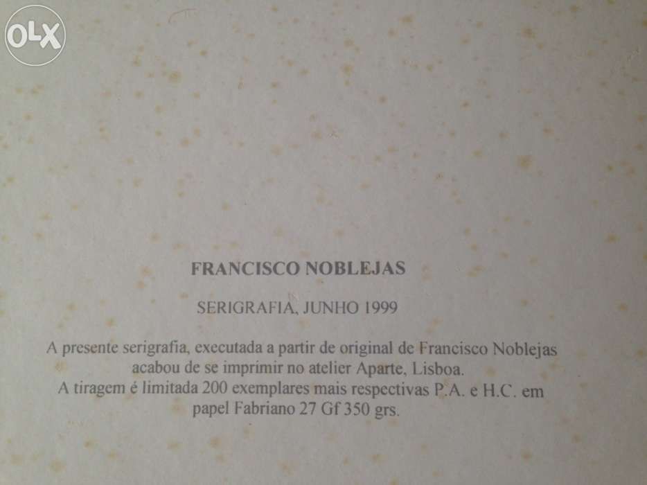 Serigrafias de pedro olayo (filho) e francisco noblejas