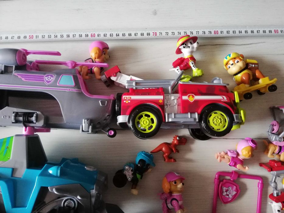 Psi Patrol pojazdy Liberty, Skye, Marshall, Chase i inne Spin Master