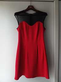 Śliczna czerwona seksowna sukienka krótka
