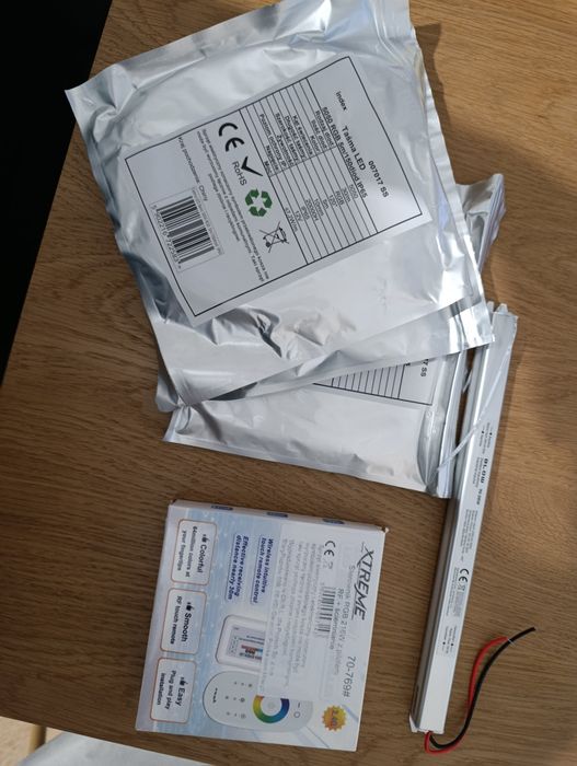 Taśma led rgb zestaw 15 metrów