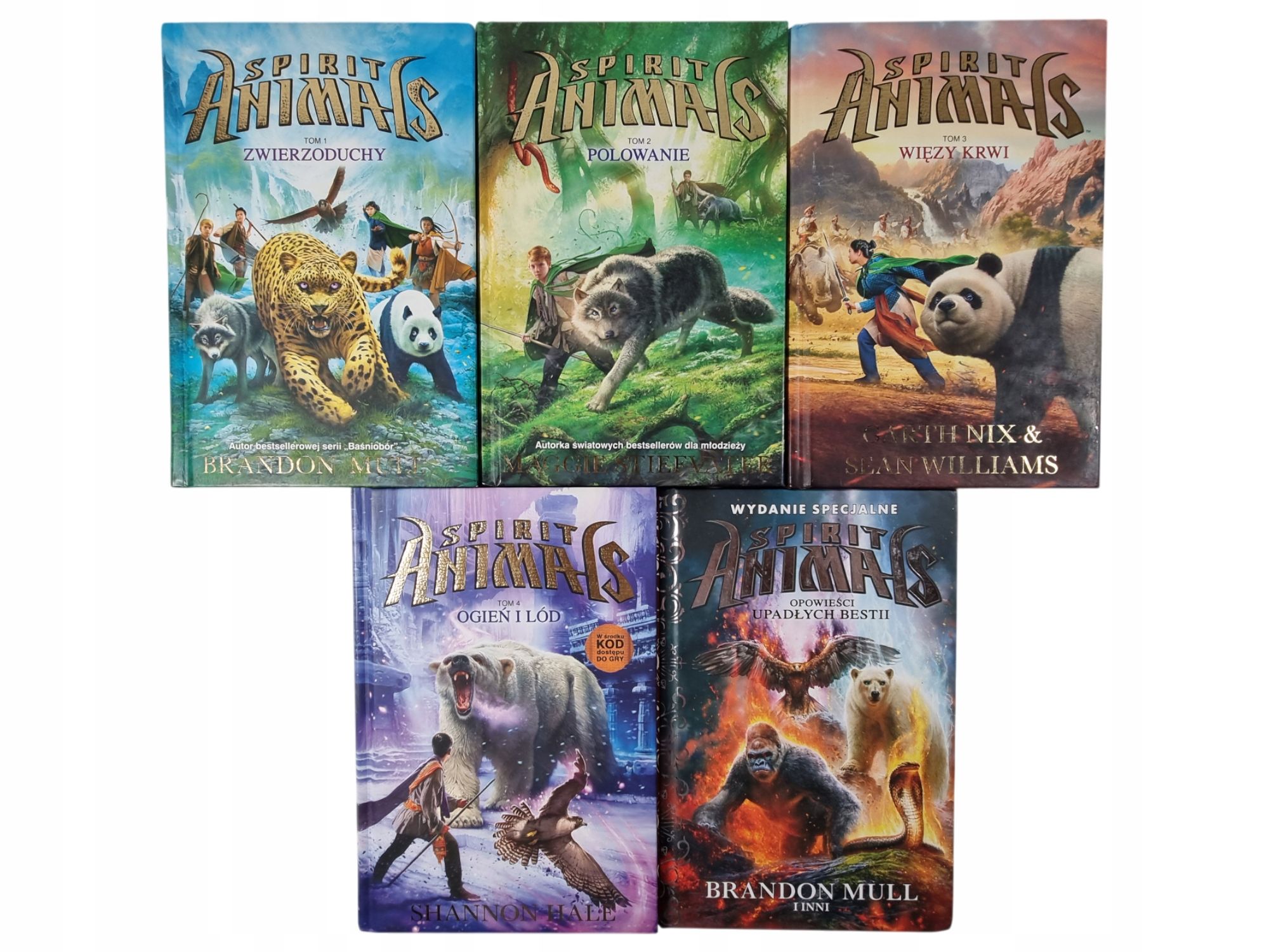 Spirit Animals 1-4 + Opowieści Upadłych Bestii / Zwierzoduchy / Mull