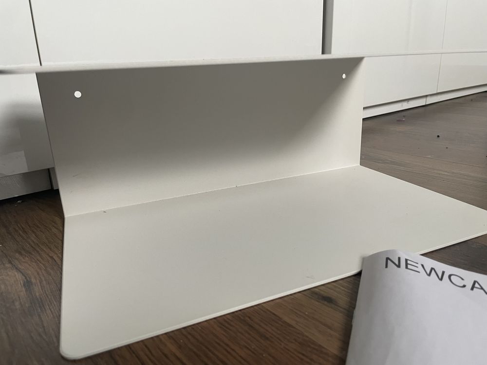 2sztuki Półka metalowa stolik nocny minimalistyczny Westwing