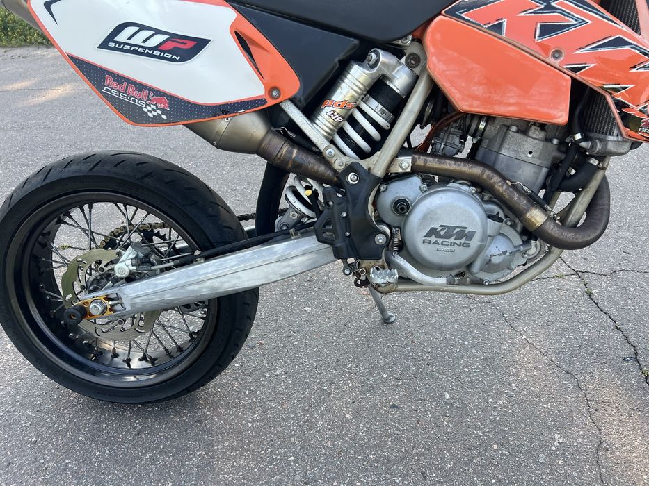 KTM 250 EXC F Racing Motard На доках Supermoto Akrapovic