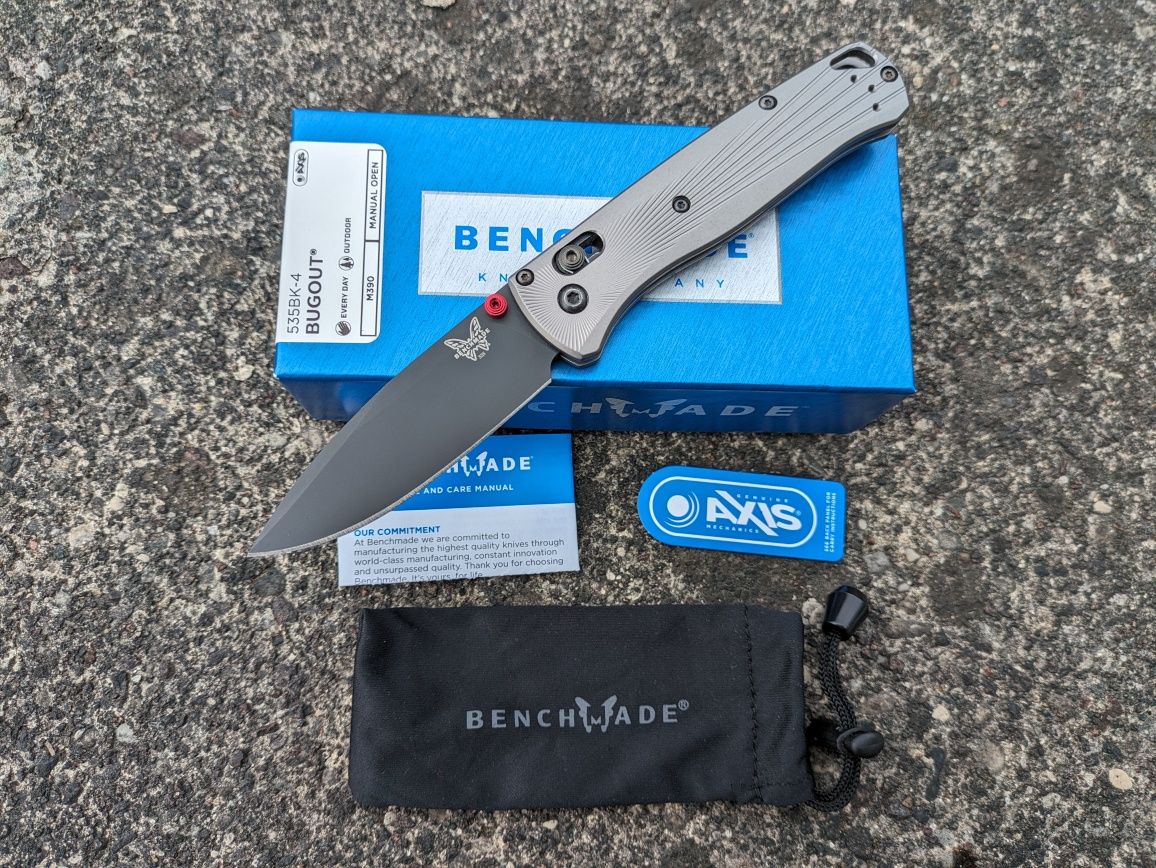 Nóż folder Benchmade Bugout M390 Aluminium