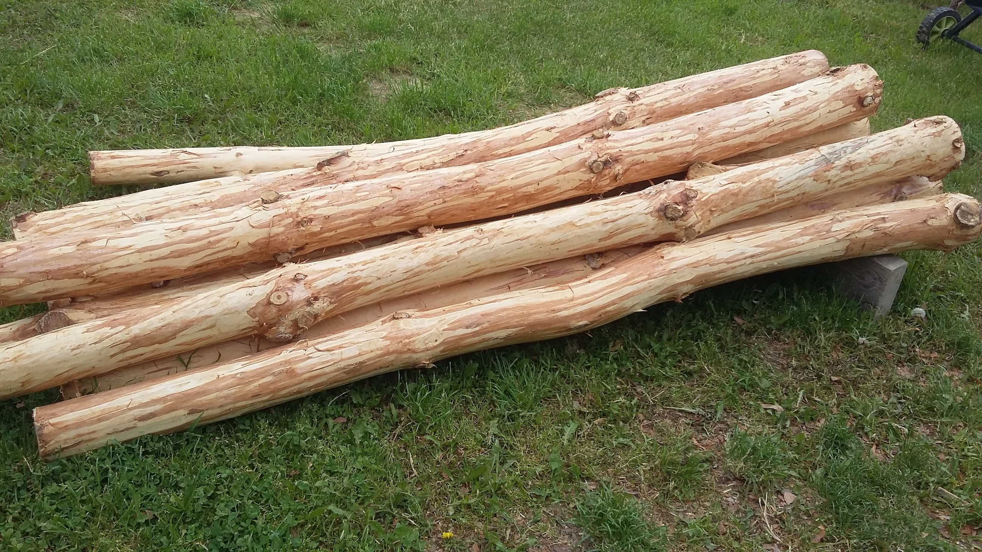 słupy, żerdzie, huśtawka