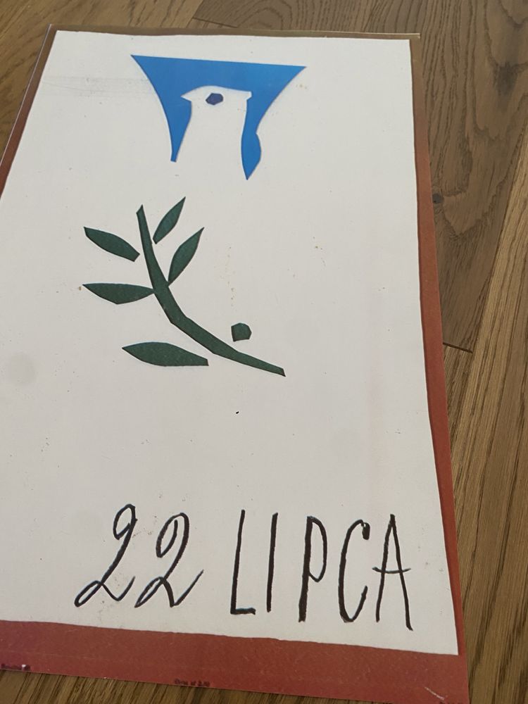 Plakat PRL 22 lipca Święto Odrodzenia Polski