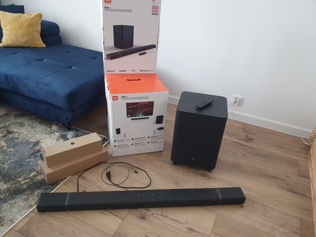 Soundbar JBL 5.1 Czarny JAK NOWY