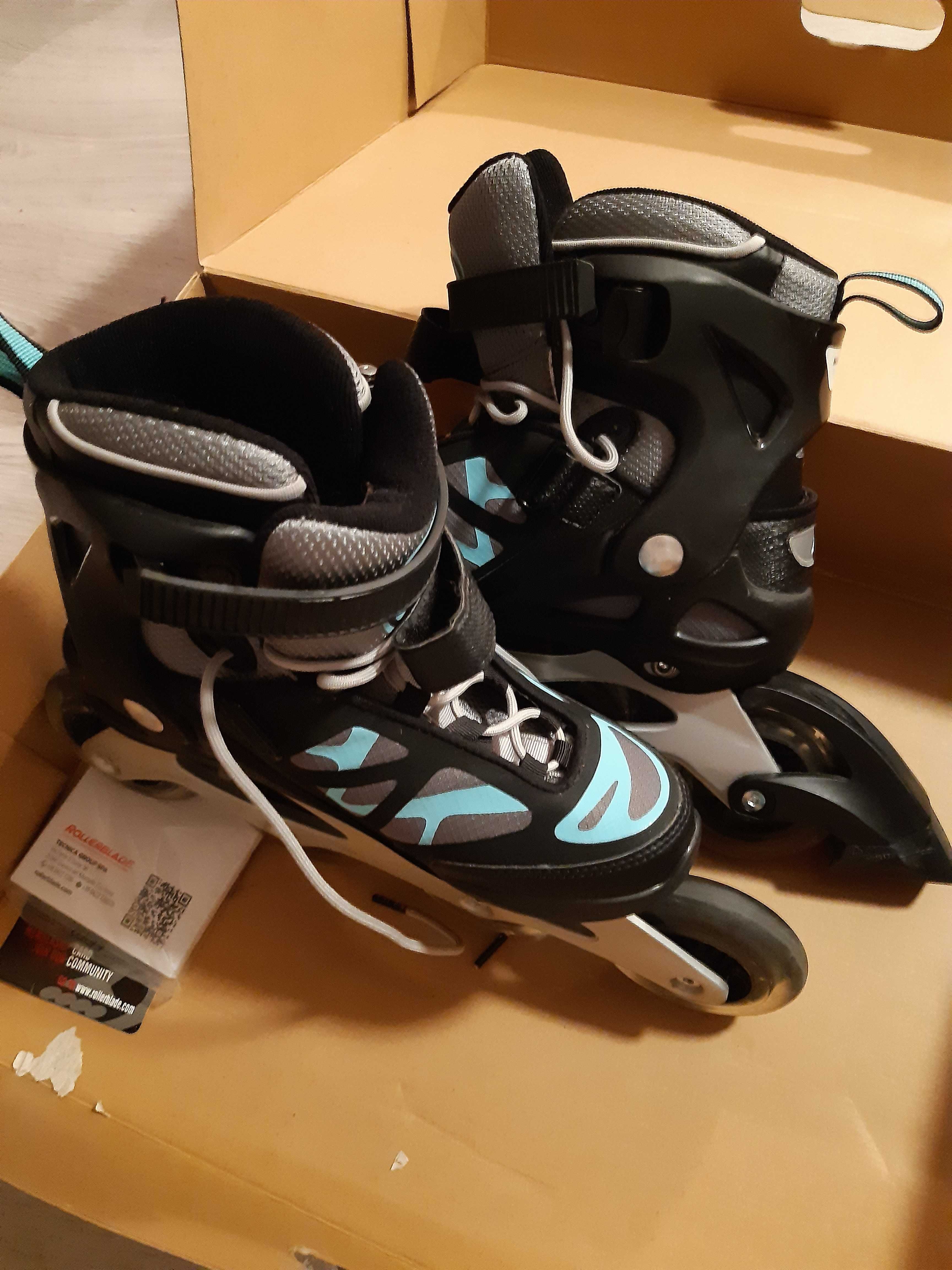 Rolki Rollerblade Macroblade 90 ST W - jak nowe, rozmiar 38