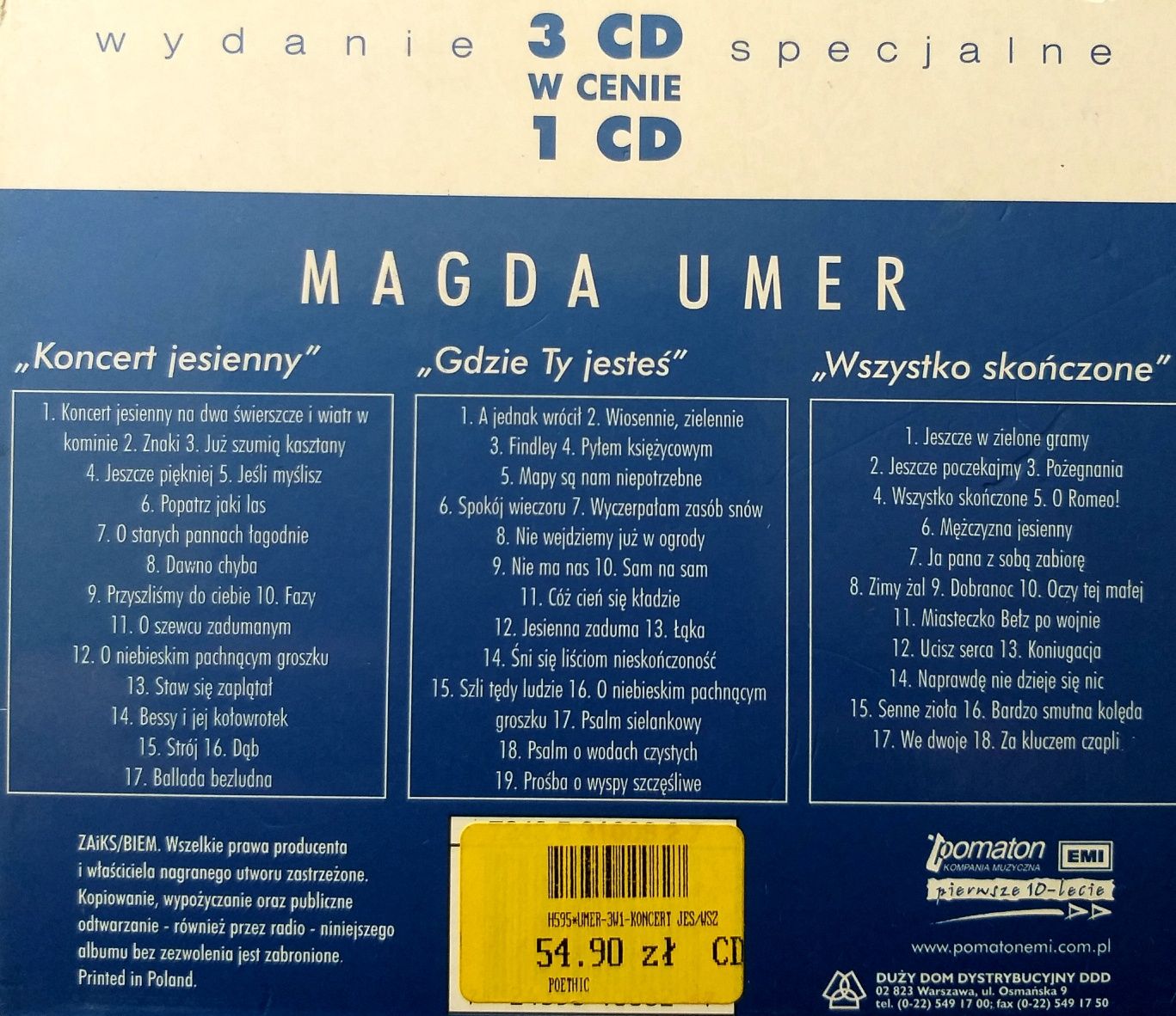 Magda Umer 3CD Wydanie Specjalne