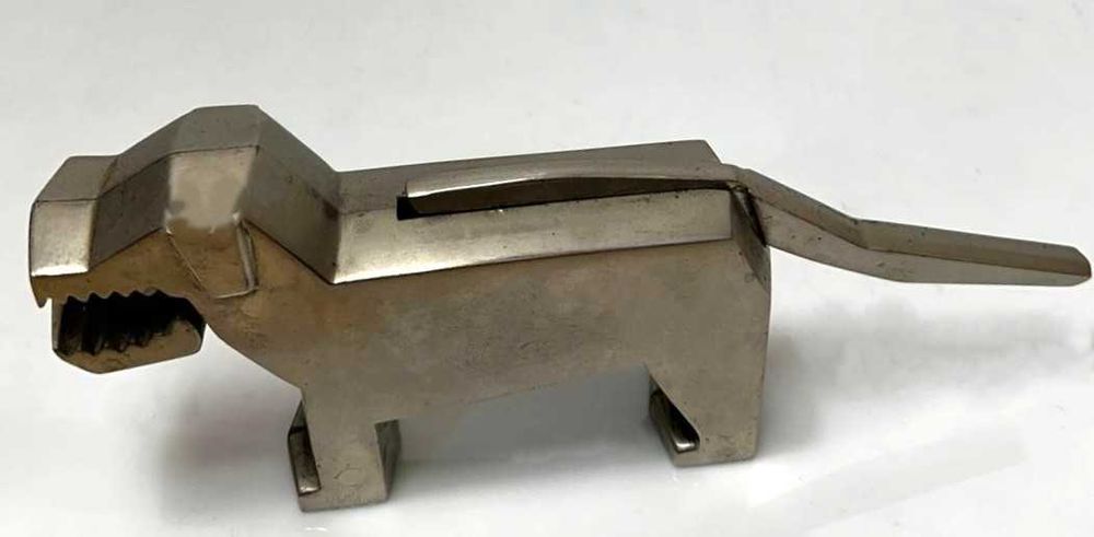 Quebra nozes  em aço inox, cão ou cachorro