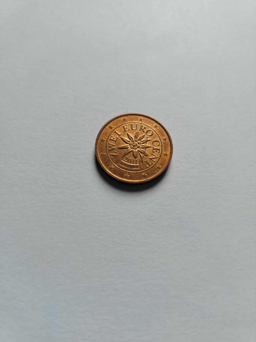 2 euro cent 2011 r. Austria