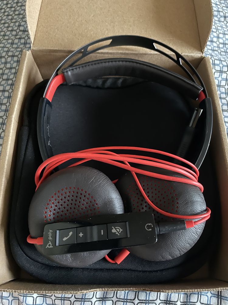 Poly Blackwire 5220 Słuchawki Nauszne