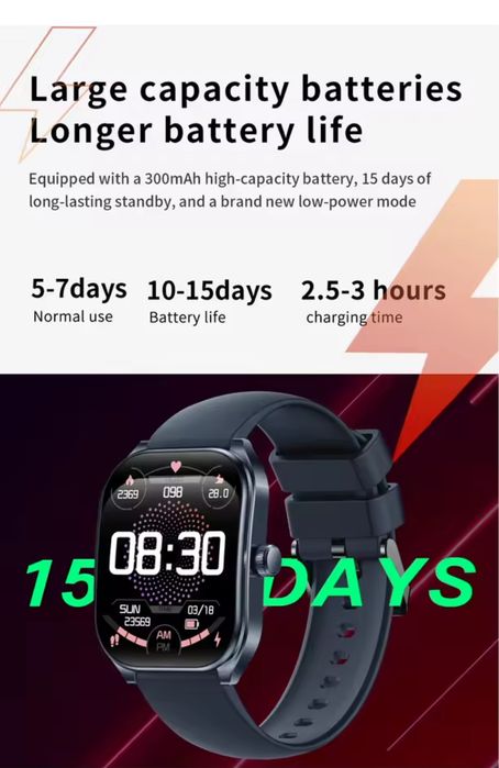 Smartwatch Aolon Watch HD 3D Curved Screen  2,01' . Niebieski.