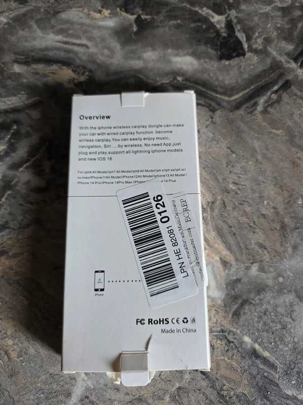 Bezprzewodowy adapter samochodowy dla systemu IOS 10